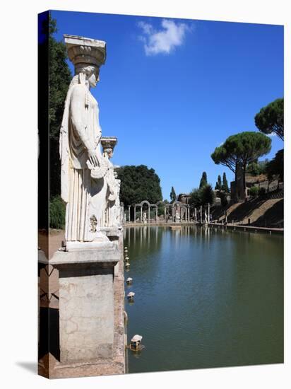 Hadrian's Villa, Canopus Canal, UNESCO World Heritage Site, Tivoli, Rome, Lazio, Italy, Europe-Vincenzo Lombardo-Stretched Canvas