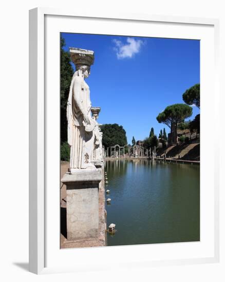 Hadrian's Villa, Canopus Canal, UNESCO World Heritage Site, Tivoli, Rome, Lazio, Italy, Europe-Vincenzo Lombardo-Framed Photographic Print