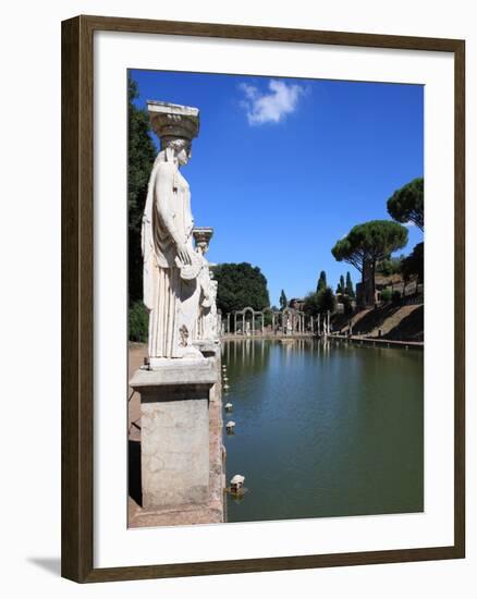 Hadrian's Villa, Canopus Canal, UNESCO World Heritage Site, Tivoli, Rome, Lazio, Italy, Europe-Vincenzo Lombardo-Framed Photographic Print