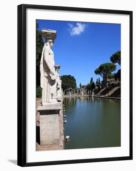 Hadrian's Villa, Canopus Canal, UNESCO World Heritage Site, Tivoli, Rome, Lazio, Italy, Europe-Vincenzo Lombardo-Framed Photographic Print