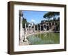 Hadrian's Villa, Canopus Canal, UNESCO World Heritage Site, Tivoli, Rome, Lazio, Italy, Europe-Vincenzo Lombardo-Framed Photographic Print