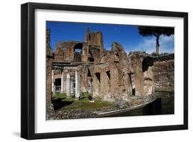 Hadrian's Villa. Maritime Theatre, Italy-null-Framed Giclee Print