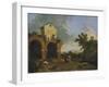 Hadrian's Villa, Near Tivoli, 1763-65-Richard Wilson-Framed Giclee Print