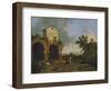 Hadrian's Villa, Near Tivoli, 1763-65-Richard Wilson-Framed Giclee Print