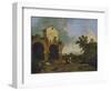 Hadrian's Villa, Near Tivoli, 1763-65-Richard Wilson-Framed Giclee Print