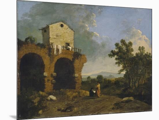 Hadrian's Villa, Near Tivoli, 1763-65-Richard Wilson-Mounted Giclee Print