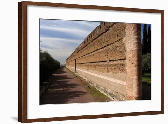 Hadrian's Villa, Pecile, Italy-null-Framed Giclee Print