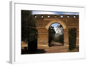 Hadrian's Villa, Pecile, Italy-null-Framed Giclee Print