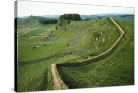 Hadrian's Wall, Looking East to Cuddy's Crag, Northumberland, c20th century-CM Dixon-Stretched Canvas