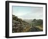 Hadrian's Wall, Towards Crag Lough, Northumberland England, UK-Adam Woolfitt-Framed Photographic Print