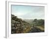 Hadrian's Wall, Towards Crag Lough, Northumberland England, UK-Adam Woolfitt-Framed Photographic Print