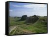 Hadrian's Wall, UNESCO World Heritage Site, Northumberland, England, United Kingdom, Europe-null-Framed Stretched Canvas