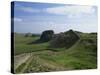 Hadrian's Wall, UNESCO World Heritage Site, Northumberland, England, United Kingdom, Europe-null-Stretched Canvas