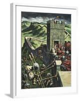 Hadrian's Wall-Green-Framed Giclee Print