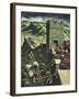 Hadrian's Wall-Green-Framed Giclee Print