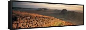 Hadrians Wall, Northumberland,, UK-null-Framed Stretched Canvas