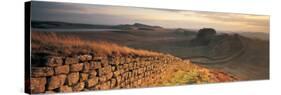 Hadrians Wall, Northumberland,, UK-null-Stretched Canvas