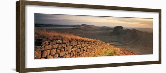 Hadrians Wall, Northumberland,, UK-null-Framed Photographic Print