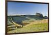 Hadrians Wall with Civilian Gate, a Unique Feature, and Housesteads Fort, Northumbria, England-James Emmerson-Framed Photographic Print