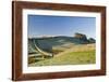 Hadrians Wall with Civilian Gate, a Unique Feature, and Housesteads Fort, Northumbria, England-James Emmerson-Framed Photographic Print