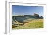 Hadrians Wall with Civilian Gate, a Unique Feature, and Housesteads Fort, Northumbria, England-James Emmerson-Framed Photographic Print