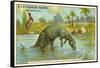 Hadrosaurus Mirabilis-null-Framed Stretched Canvas