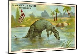 Hadrosaurus Mirabilis-null-Mounted Giclee Print