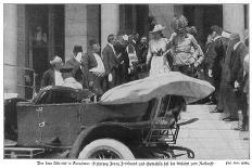 Erzherzog Franz Ferdinand and His Wife Leave Sarajevo Town Hall for Their Last Car Ride-Haeckel-Art Print