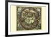 Haemisphaerium Sceno Graphicum Australe-Andreas Cellarius-Framed Art Print