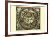 Haemisphaerium Sceno Graphicum Australe-Andreas Cellarius-Framed Premium Giclee Print