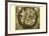 Haemisphaerium Stellatum Australe Aequali-Andreas Cellarius-Framed Premium Giclee Print