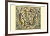 Haemisphaerium Stellatum Australe Antiquum-Andreas Cellarius-Framed Premium Giclee Print