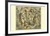 Haemisphaerium Stellatum Australe Antiquum-Andreas Cellarius-Framed Premium Giclee Print