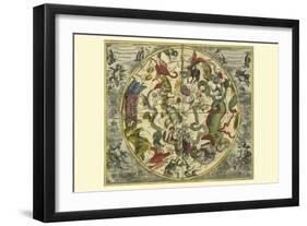 Haemisphaerium Stellatum Australe Antiquum-Andreas Cellarius-Framed Art Print