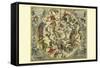 Haemisphaerium Stellatum Australe Antiquum-Andreas Cellarius-Framed Stretched Canvas