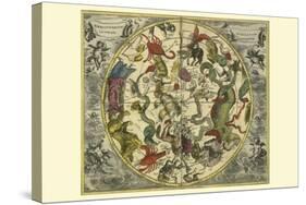 Haemisphaerium Stellatum Australe Antiquum-Andreas Cellarius-Stretched Canvas