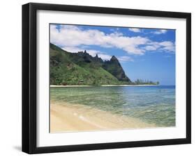 Haena, Kauai, Hawaii, Hawaiian Islands, United States of America, Pacific, North America-null-Framed Photographic Print