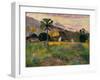 Haere mai (Come Here). 1891-Paul Gauguin-Framed Giclee Print