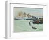 Hafenansicht (Vue d' un port). 1871-Claude Monet-Framed Giclee Print
