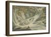 Hafod: Upper Part of the Cascade, 1793-John Warwick Smith-Framed Giclee Print