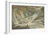 Hafod: Upper Part of the Cascade, 1793-John Warwick Smith-Framed Giclee Print