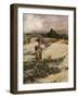 Hagar and Ishmael, 1880-Jean-Charles Cazin-Framed Giclee Print