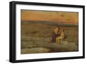 'Hagar and Ishmael', c19th century-Edward Stott-Framed Giclee Print