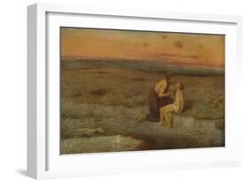 'Hagar and Ishmael', c19th century-Edward Stott-Framed Giclee Print