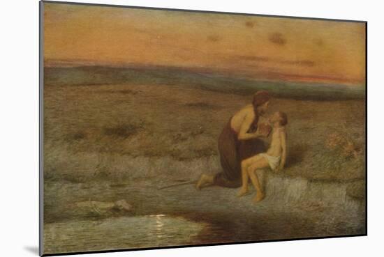 'Hagar and Ishmael', c19th century-Edward Stott-Mounted Giclee Print