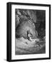 Hagar and Ishmael, engraving by Doré - Bible-Gustave Dore-Framed Giclee Print