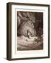 Hagar and Ishmael in the Desert-Gustave Dore-Framed Giclee Print