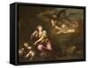 Hagar and Ishmael in the Wilderness-Pier Francesco Mola-Framed Stretched Canvas
