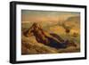 Hagar and Ishmael-Jean-François Millet-Framed Giclee Print