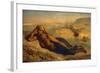 Hagar and Ishmael-Jean-François Millet-Framed Giclee Print